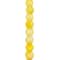 12 Pack: Yellow Faceted Agate Coin Beads, 6mm by Bead Landing™